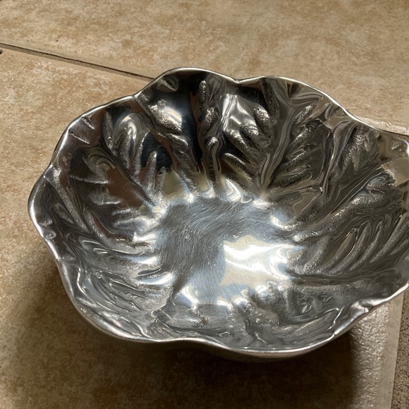 Holland Boone Pewter Lettuce Bowl - Picture 2 of 4